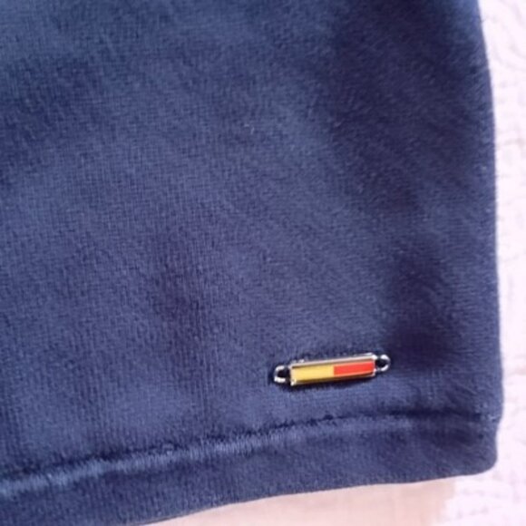 Tommy Hilfiger Cardigan Sweater Womens Navy Blue S Petite 100% Cotton - Picture 5 of 11